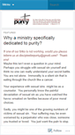 Mobile Screenshot of disciplesforpurity.com