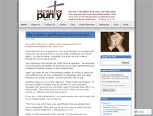 Tablet Screenshot of disciplesforpurity.com